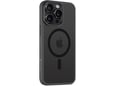 TACTICAL silikonski ovitek MagForce za iPhone 15 Pro, prozorno črna