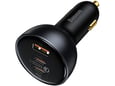 BASEUS avtomobilski polnilec TZCCZM-0G, 160 W, QC, PD, 2x USB-C, 1x USB-A