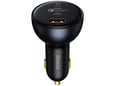 BASEUS avtomobilski polnilec TZCCZM-0G, 160 W, QC, PD, 2x USB-C, 1x USB-A