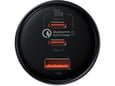 BASEUS avtomobilski polnilec TZCCZM-0G, 160 W, QC, PD, 2x USB-C, 1x USB-A