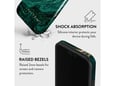 BURGA ovitek Tough za iPhone 15 Pro, smaragdna,