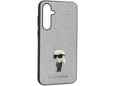 KARL LAGERFELD ovitek Karl full body za Samsung Galaxy A35, srebrna, KLHCSA35GCNPSG