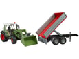 Bruder Traktor sa prikolicom i utovarivačem Fendt vario 211