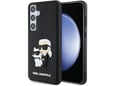 KARL LAGERFELD silikonski ovitek IML NFT Karls Full Body za Samsung Galaxy S24 Plus 5G, črna, KLHCS24M3DRKCNK