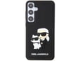 KARL LAGERFELD silikonski ovitek IML NFT Karls Full Body za Samsung Galaxy S24 Plus 5G, črna, KLHCS24M3DRKCNK