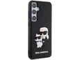 KARL LAGERFELD silikonski ovitek IML NFT Karls Full Body za Samsung Galaxy S24 Plus 5G, črna, KLHCS24M3DRKCNK