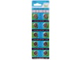 KITAJC alkalna baterija AG13, LR44, 357, 357A, S76E, G13, 1.5 V, 10 kos