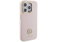 GUESS silikonski ovitek za iPhone 15 Pro, roza, GUHCP15LM4DGPP