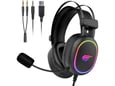 HAVIT naglavne žične gaming slušalke z mikrofonom H2016D RGB