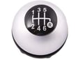 888 Car Accessories Fiat 500 2007- ručica menjaca 6 brzina srebrni poklop