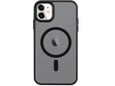 TACTICAL silikonski ovitek MagForce za iPhone 11, prozorno črna