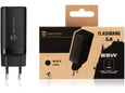 Tactical adapter hišni polnilec FlashBang Gun QC 65W vhod 1x USB A in 2x Type C - Original (EU Blister) črn