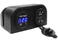 Ccm Punjac za vozilo 12/24v 31a sa 2 usb ulaza sa voltmetrom