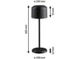 Paulmann Solarna LED svetilka 2,5W IP44 2700K