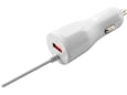 CANYON avtomobilski polnilec z vgrajenim kablom C-033 CNE-CCA033W-US, 12 W, 1x USB-A