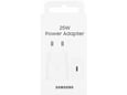 SAMSUNG hišni adapter 220V EP-T2510NWE USB-C QC 25W - bel (Eu Blister)