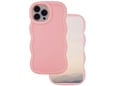 ONASI silikonski ovitek Bubble za iPhone 16 Plus, roza