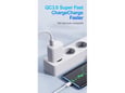 Jellico adapter A77 hišni polnilec 3.0A Quick Charge 22,5W vhod USB A s kablom Micro USB - (EU Blister) bel