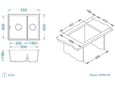 Alveus sudopera Omni 50 g11 - bela 550 x 450 x 198 mm