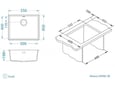 Alveus sudopera Omni 30 g81 - beton siva 550 x 450 x 198 mm