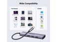UGREEN USB-C Hub 5v1, 100 W PD