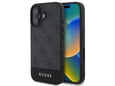 GUESS ovitek za iPhone 16, siva, GUHCP16SG4GLGR