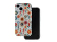 ONASI silikonski ovitek Hippie Flower za iPhone 16, oranžna