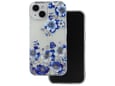 ONASI silikonski ovitek Blooming za iPhone 16, moder