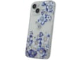 ONASI silikonski ovitek Blooming za iPhone 16, moder