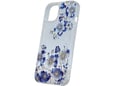 ONASI silikonski ovitek Blooming za iPhone 16, moder
