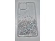 ONASI silikonski ovitek Sparkle za iPhone 15 Plus, prozorna