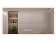 S6 STEKLARSTVO ŠEST kopalniško ogledalo S65A z LED osvetlitvijo, 150x80cm