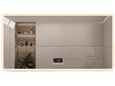 S6 STEKLARSTVO ŠEST kopalniško ogledalo S65E z LED osvetlitvijo, 120x60cm