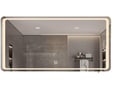 S6 STEKLARSTVO ŠEST kopalniško ogledalo S64A z LED osvetlitvijo, 120x60cm