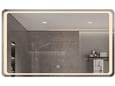 S6 STEKLARSTVO ŠEST kopalniško ogledalo S64C z LED osvetlitvijo, 130x80cm