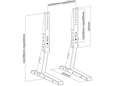 MYWALL namizni nosilec za TV HP 35WL, 33-94 cm, do 35 kg