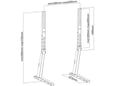 MYWALL namizni nosilec za TV HP 36L, 94-178 cm, do 35 kg