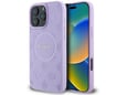 GUESS ovitek Saffiano za iPhone 16 Pro Max, vijolična, GUHMP16XPSAPSMEU