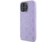 GUESS ovitek Saffiano za iPhone 16 Pro Max, vijolična, GUHMP16XPSAPSMEU