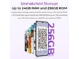<NE POTREBUJE EPREL> OUKITEL pametni telefon C37, 24GB/256GB, vijolična