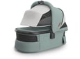 UPPABABY košara za voziček V3 Bassinet Kenzi, Carbon, Saddle L., Mystic Aqua, 0903-BAS-EU-KNZ