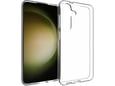 CHAMELEON ovitek za gumiran TPU Samsung Galaxy S24 FE, prozoren svetleč