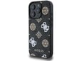 GUESS ovitek Stamp za iPhone 16 Pro Max, črna, GUHMP16XP4PWPK