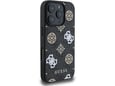 GUESS ovitek Stamp za iPhone 16 Pro Max, črna, GUHMP16XP4PWPK
