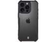 TACTICAL silikonski ovitek Quantum za iPhone 16 Pro Max, prozorno črna