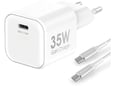 Chameleon Hišni polnilec - 35W GaN (PD 3.0, PPS in QC 3.0), USB-C izhod, s kablom USB-C na USB-C - P813-GA