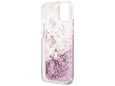 Maska za telefon Guess Hc Liquid Glitter Peony za iPhone 13 6.1 (GUHCP13MLGPEPI)