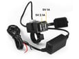 Adapter 2.4A vodootporni za motor 1.5m