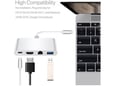 Adapter Type C na RJ45 (LAN) HDMI USB 3.0 4u1 JWD-TC08