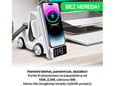 Kućni punjač Wireless 15W Viljuškar 5 u 1